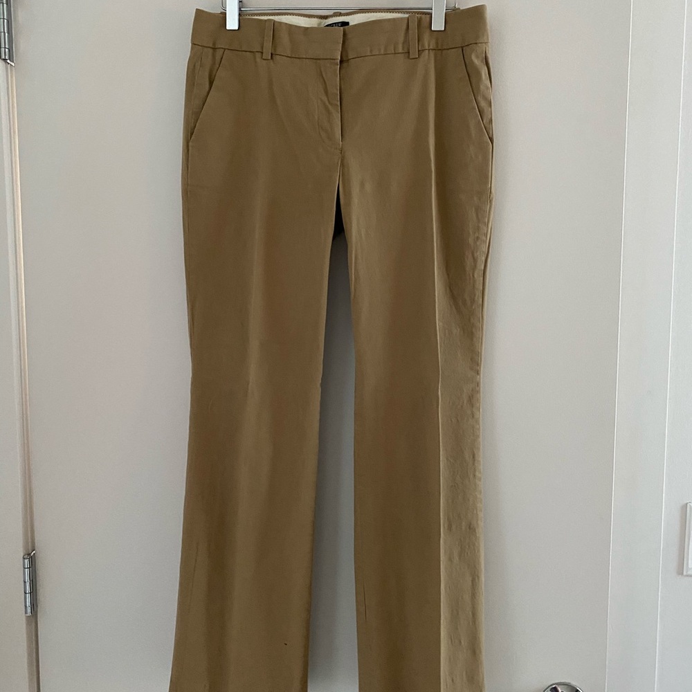 J Crew 6S City Fit dark khakis